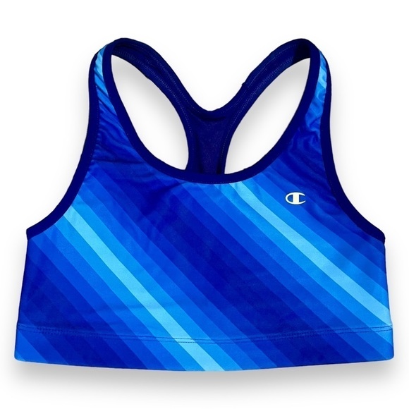 Champion Women’s Absolute Workout Sports Bra Blue Size Medium - Picture 1 of 4